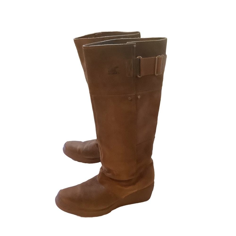 Sorel Tan Suede Knee-High Boots - Picture 6 of 8